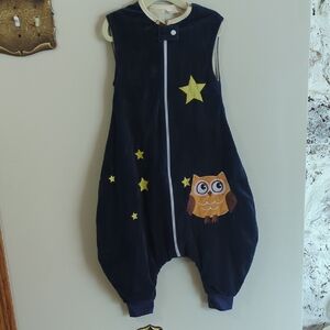 Michely Dark Blue Owl Sleep Sack with Stars